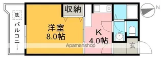 コーポ西村Ⅱ【2階】の間取り