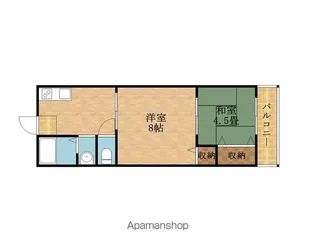 ハイツなごみ【2階】の間取り