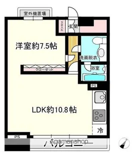 東京都中央区銀座4丁目【マンション】の間取り