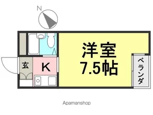 BILLION HILLS 東園田【109号室】の間取り