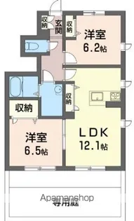 フォルビートⅡ【101号室】の間取り