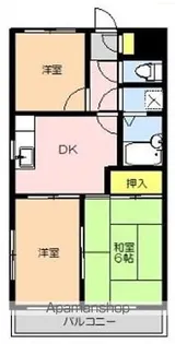 サンライフ河辺【4階】の間取り