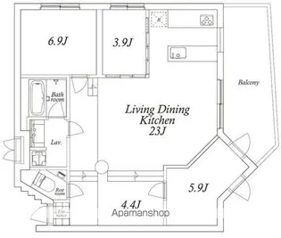 アスタルテ上原【1階】の間取り
