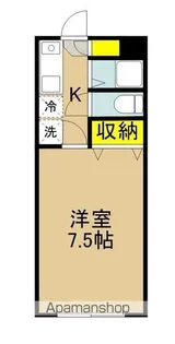 ジュネスクリエイトⅦ【208号室】の間取り