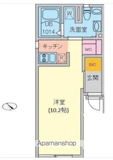 ルーナクレシェンテ早稲田【2階】の間取り