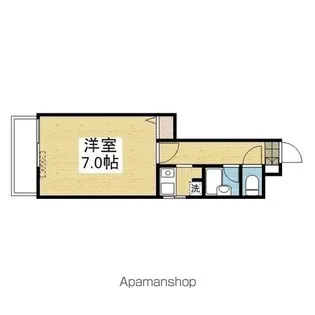 ダイアパレス竹原【604号室】の間取り
