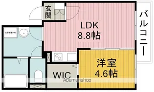 ARCA豊中蛍池【1階】の間取り
