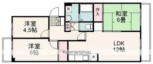 シャルマン宮前【403号室】の間取り