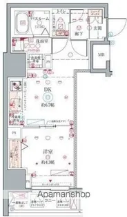 クレヴィスタ板橋【6階】の間取り