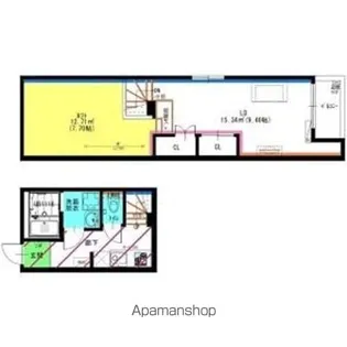 RADIANCE名城公園N棟【202号室】の間取り