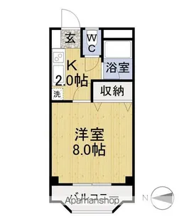 シティ竹内【207号室】の間取り