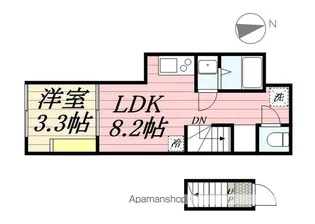 EMMA検見川【2階】の間取り