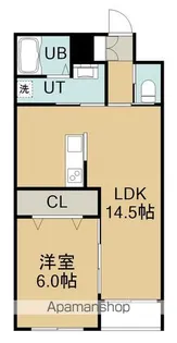 NEW PIAZZA西桔梗【3階】の間取り