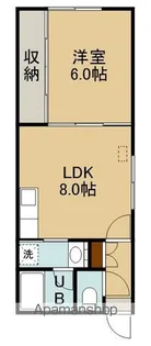 ネオス川原Ⅱ【102号室】の間取り
