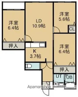 AVANT GARDEⅤ【4階】の間取り