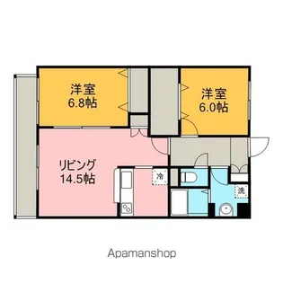 フレズノ【1階】の間取り