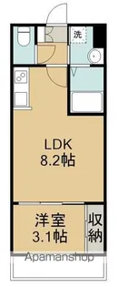 バルミジュール宮千代【2階】の間取り