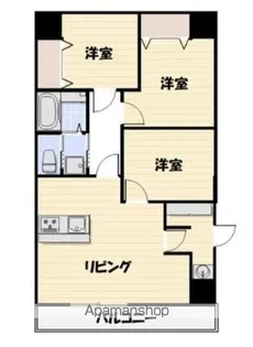 総建みどりハイム【207号室】の間取り