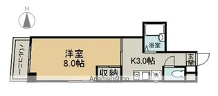 第3エスパース【406号室】の間取り