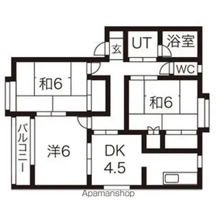フリーデンA【2階】の間取り