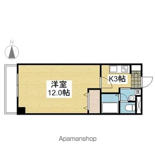 フォルテ本町Ⅲ【602.号室】の間取り