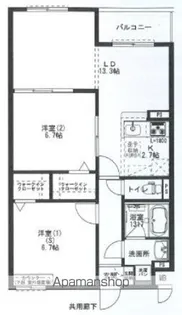 M’s Ring Grande 春日出北【1階】の間取り