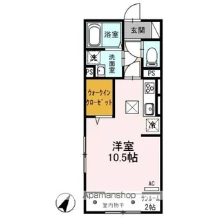 新潟県上越市大字中田原【アパート】の間取り