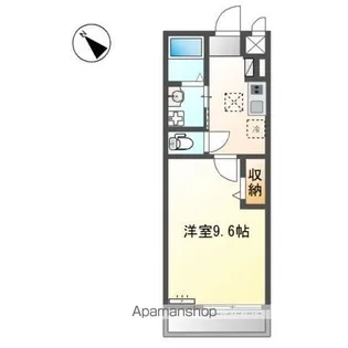 仮称)佐野町アパート【106号室】の間取り