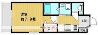 ガーデンフラッツ洗足池【106号室】の間取り