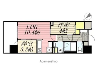 AIFLAT博多祇園【6階】の間取り
