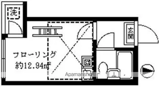 ルナ若宮【1階】の間取り
