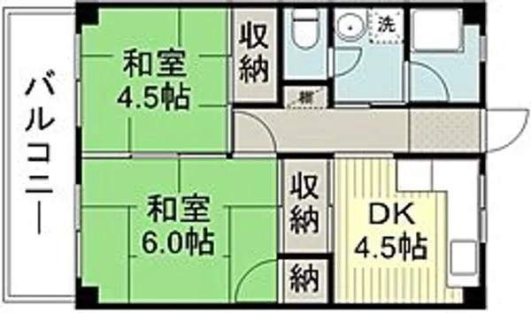 三佑マンション【3階】の間取り