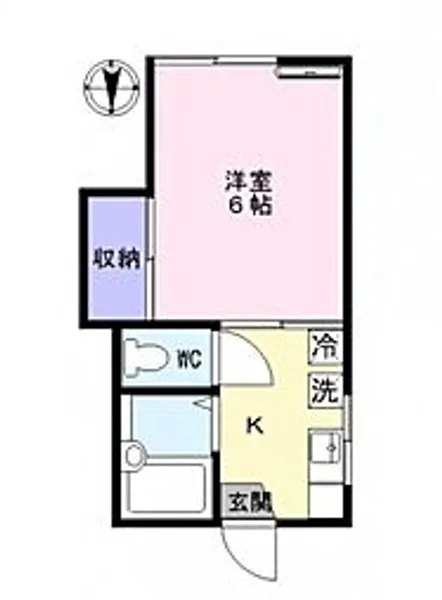 メゾン・エスポアール【1階】の間取り