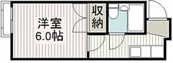 コーポ栗原【2階】の間取り