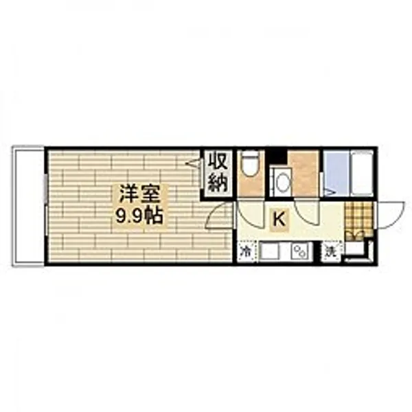ヨウコースクウェア川越市【1階】の間取り