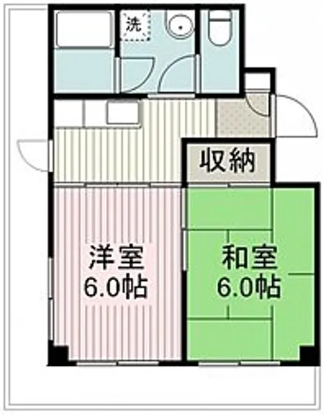 エスポアール川越【4階】の間取り