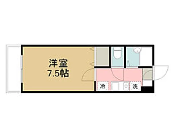 ベルメゾン霞ケ関【1階】の間取り