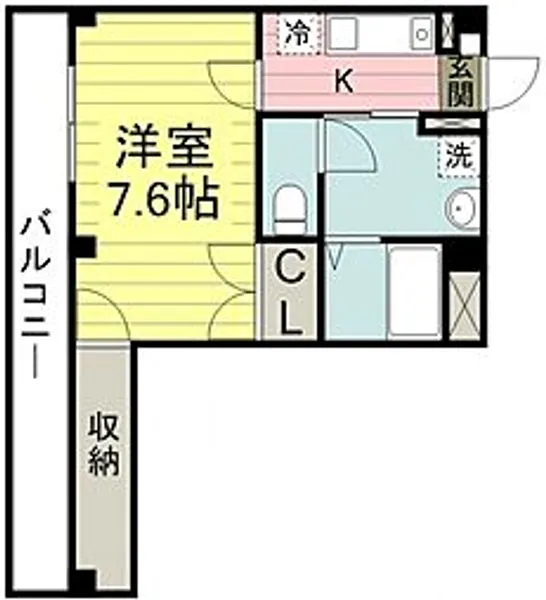 アンプルールフェール本川越【3階】の間取り