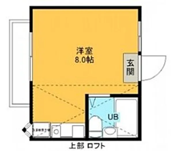 レザヴィ【1階】の間取り