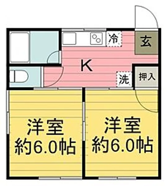 ムサシノハイム【2階】の間取り