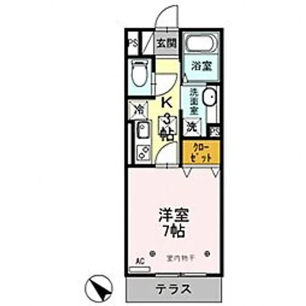 LIBERA SACRALE(リベラ サクラーレ)【1階】の間取り