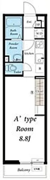 リブリ・Jade【2階】の間取り