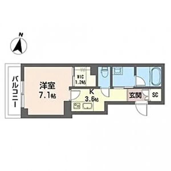 オアシス【2階】の間取り