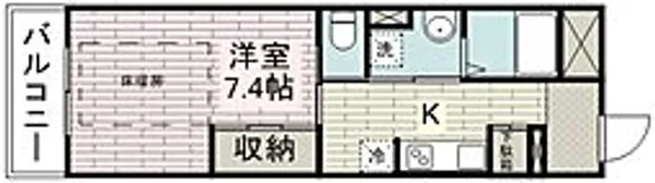 リブリ・サクラ【1階】の間取り