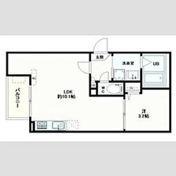 Jack sunashinden I【3階】の間取り