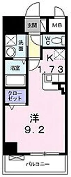 イル マーレ【5階】の間取り