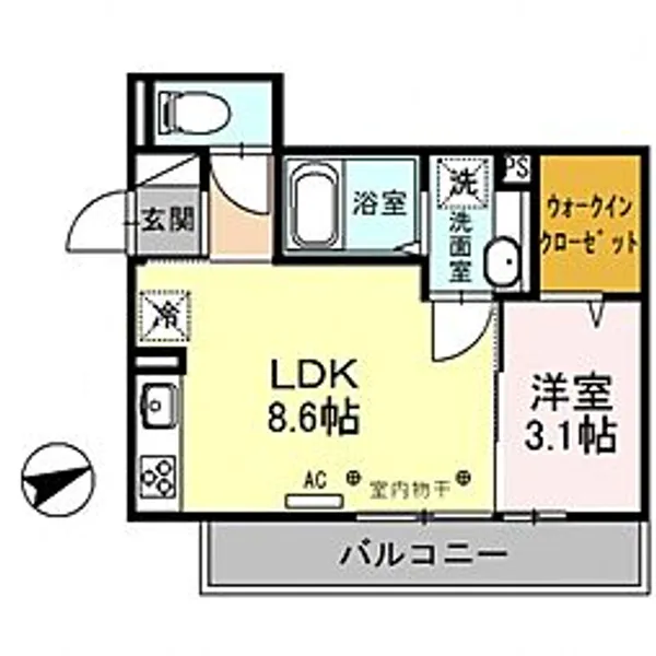 ソフィア【3階】の間取り