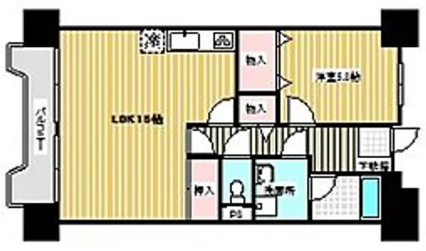 アメニティ川越岸町V【506号室号室】の間取り