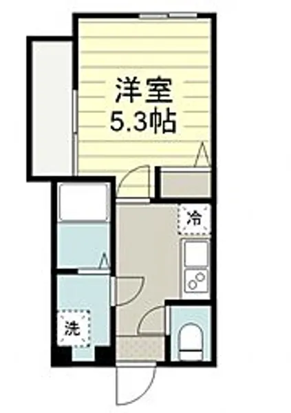 クレスト西川越【3階】の間取り