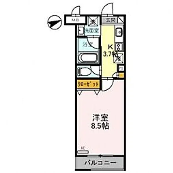 LA・FELICE【2階】の間取り